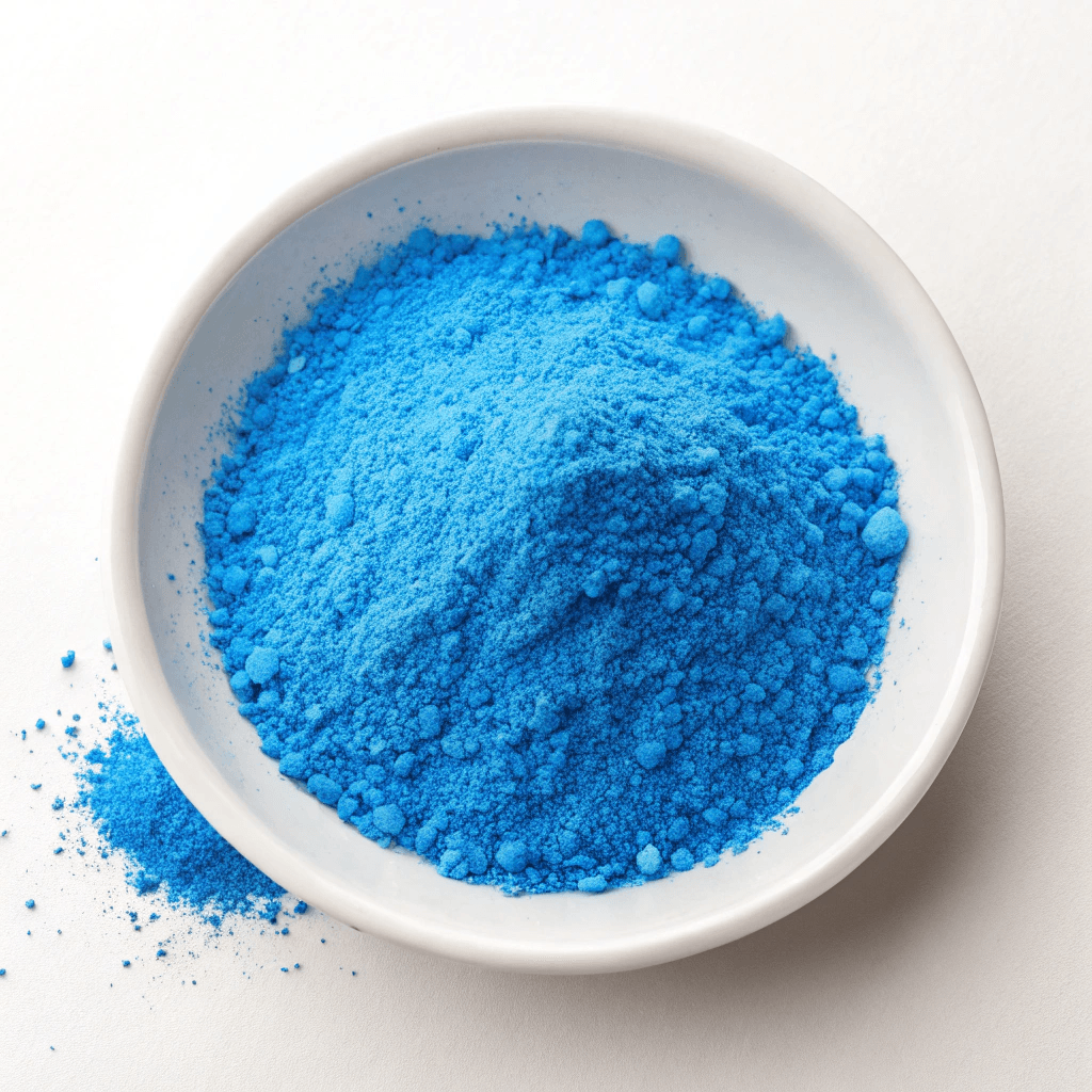Copper sulphate improving crop health