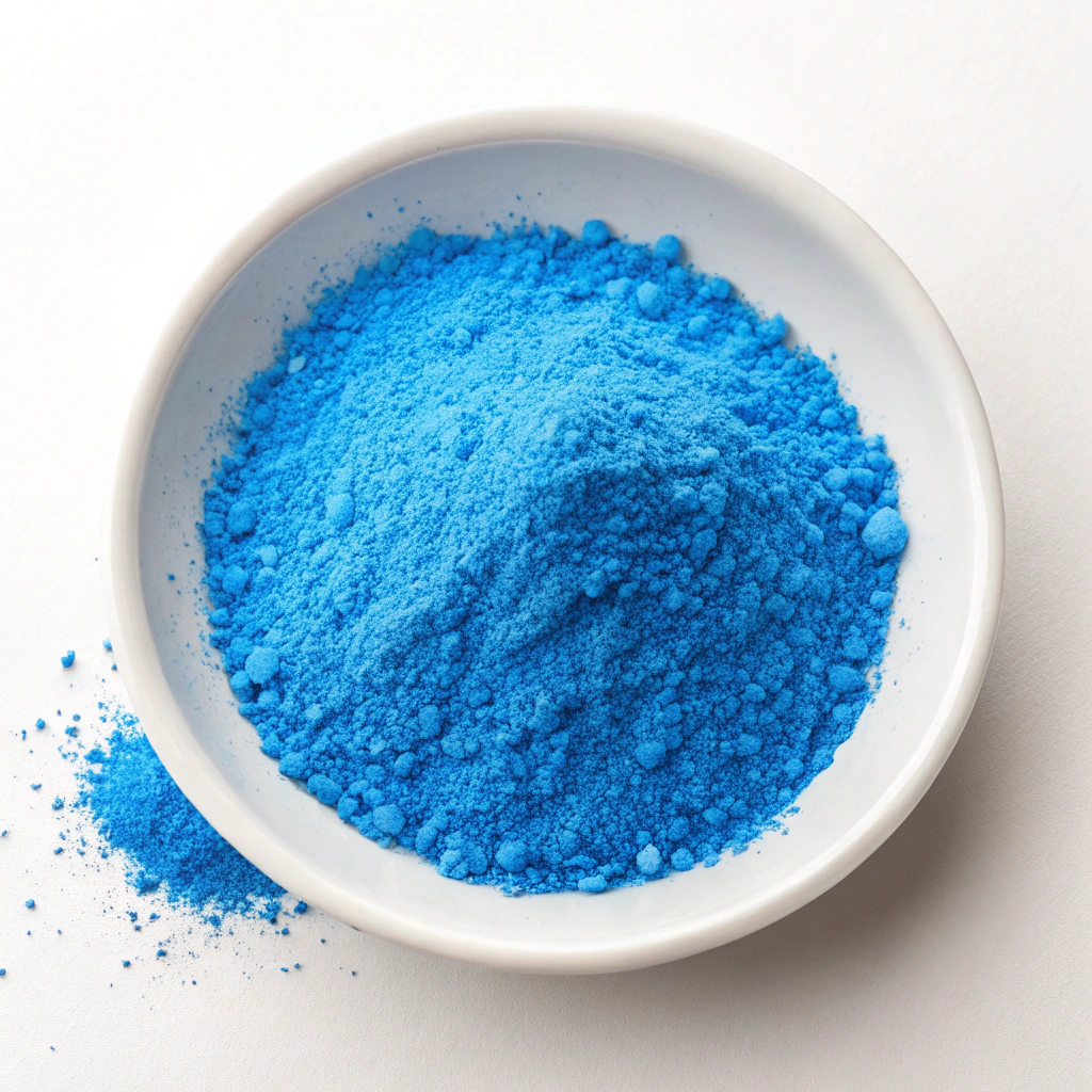 Copper sulphate improving crop health